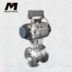 進(jìn)口氣動V型調(diào)節(jié)球閥