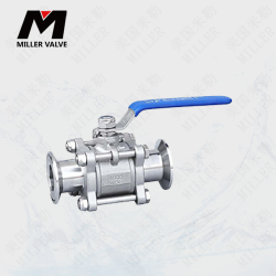 進(jìn)口三片式衛(wèi)生級(jí)快裝球閥