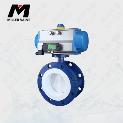 進(jìn)口氣動襯膠蝶閥