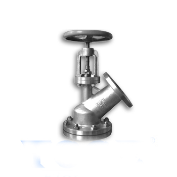 進口角式放料閥