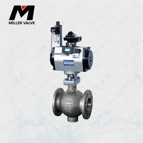 進口氣動偏心半球閥