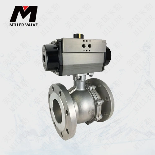 進口氣動對夾式球閥