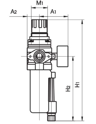 進口氣動減壓閥尺寸