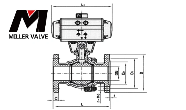 進口氣動調節(jié)球閥尺寸