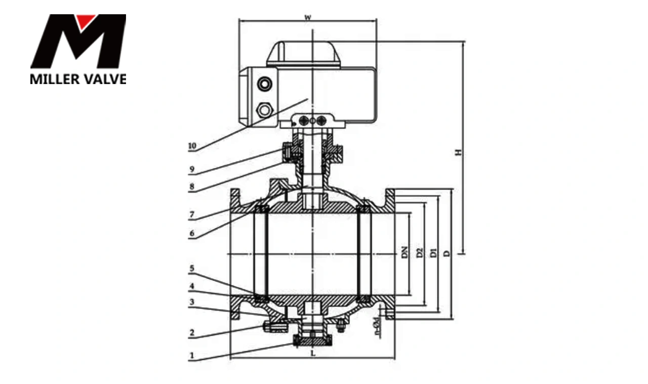 進(jìn)口蒸汽電動(dòng)球閥尺寸